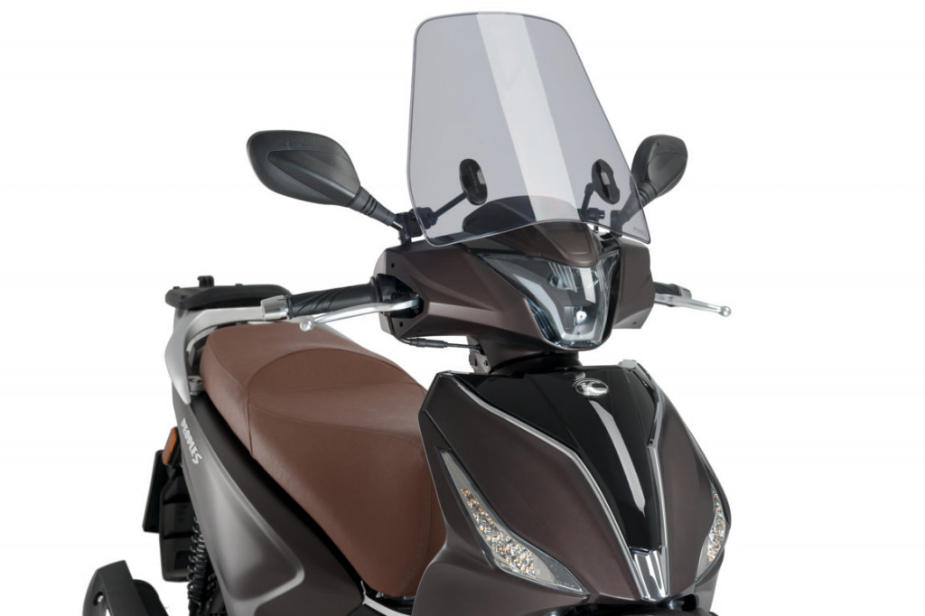 Windshield PUIG URBAN 2920H smoke for KYMCO New People 125 S 2019-2022