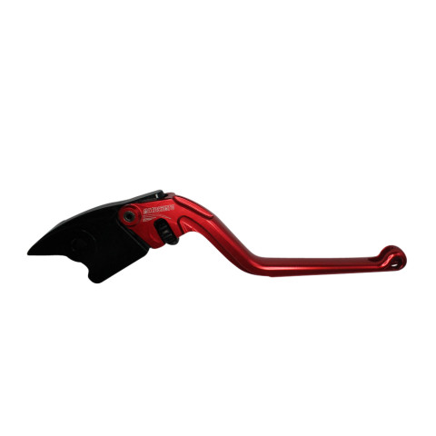 Brake lever ACCOSSATO EDF029 fixed CNC-worked aluminium, red