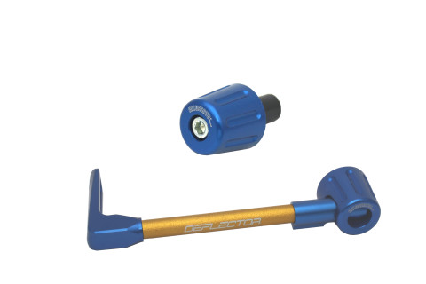 Lever guard in aluminium + right end ACCOSSATO DE005 with gold hose and joint left