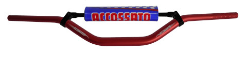 Handlebar ACCOSSATO aluminium, 28.5 mm crven