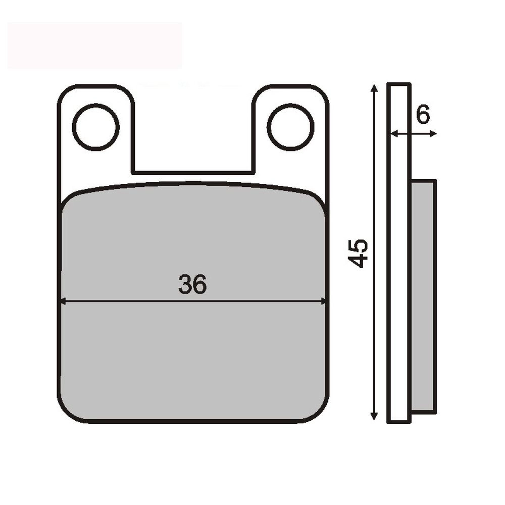 Crash pads ACCOSSATO TP081 with screw cover zlato