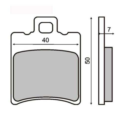 Crash pads ACCOSSATO TP083 without screw cover plavi