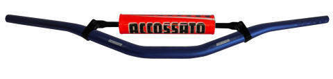 Handlebar ACCOSSATO aluminium, 28.5 mm Crni