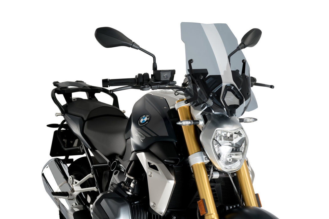 Windshield PUIG NEW. GEN TOURING 3626H smoke for BMW R 1250 R 2018-2025