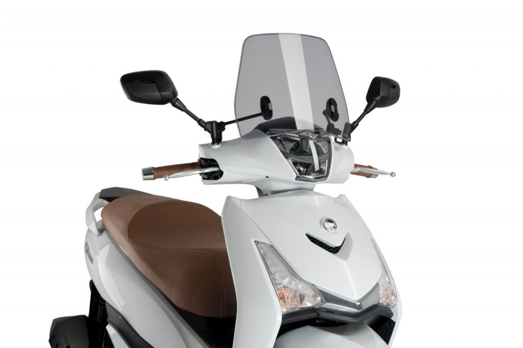 Windshield PUIG TRAFIC 3685H smoke for SYM HD 300 2019-2020