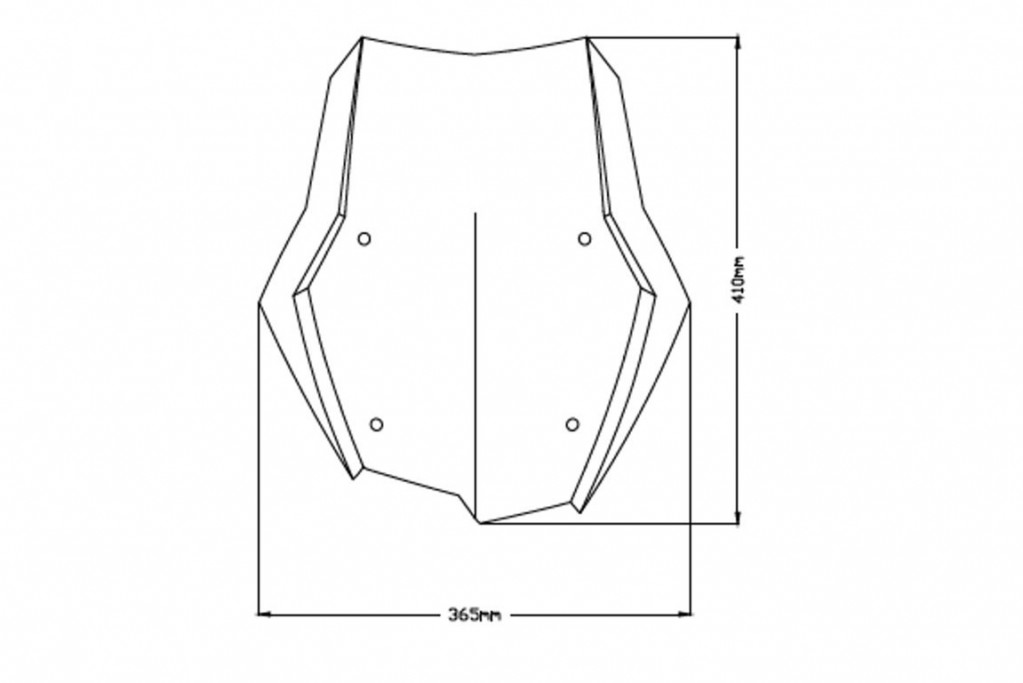 Windscreen PUIG TOURING 3769W clear