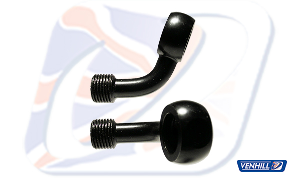 Banjo Venhill POWERHOSEPLUS 3/60086/BLACK 70° Crni