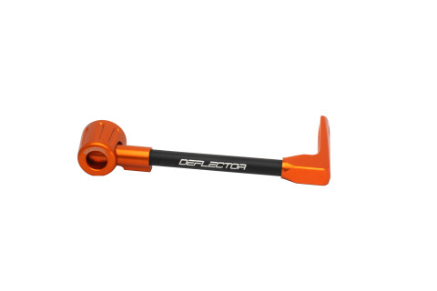 Lever guard ACCOSSATO DE001 with black hose and joint right, aluminium