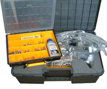 Workshop kit Venhill POWERHOSEPLUS -3PPMERC30 30 hoses + components krom