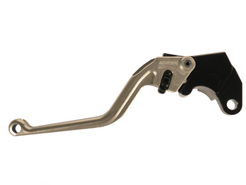 Clutch Lever ACCOSSATO ESS248 fixed CNC-worked aluminium, silver