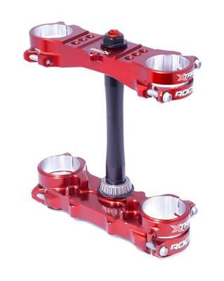 Triple clamp X-TRIG ROCS PRO 40201017 Brown 20-22mm