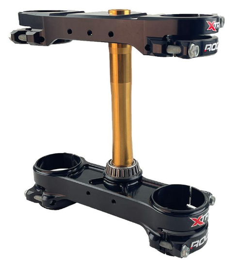 Triple clamp X-TRIG ROCS TECH 40501005 Crni 22mm