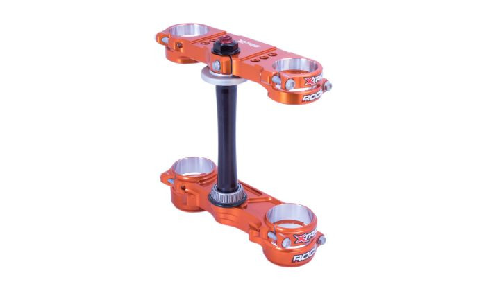 Triple clamp X-TRIG ROCS PRO 40501008 Orange 20-22mm