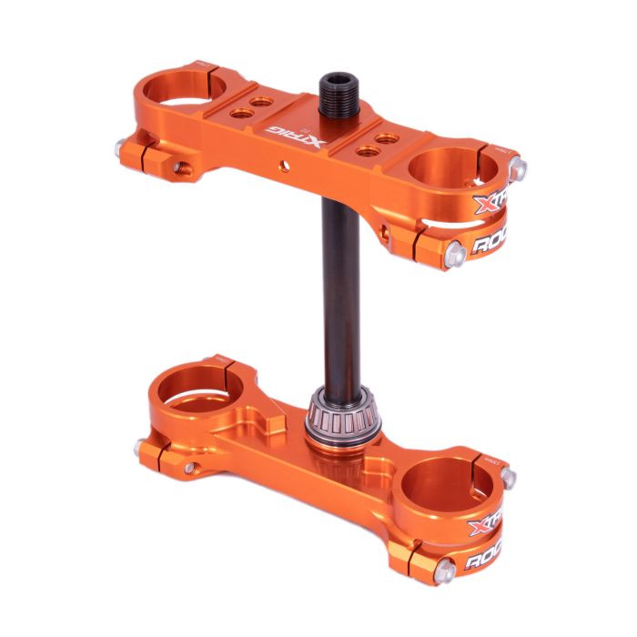 Triple clamp X-TRIG ROCS TECH 40504007 Orange