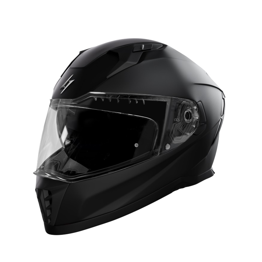 Full face helmet STORMER BLASTER SOLID black matt XS