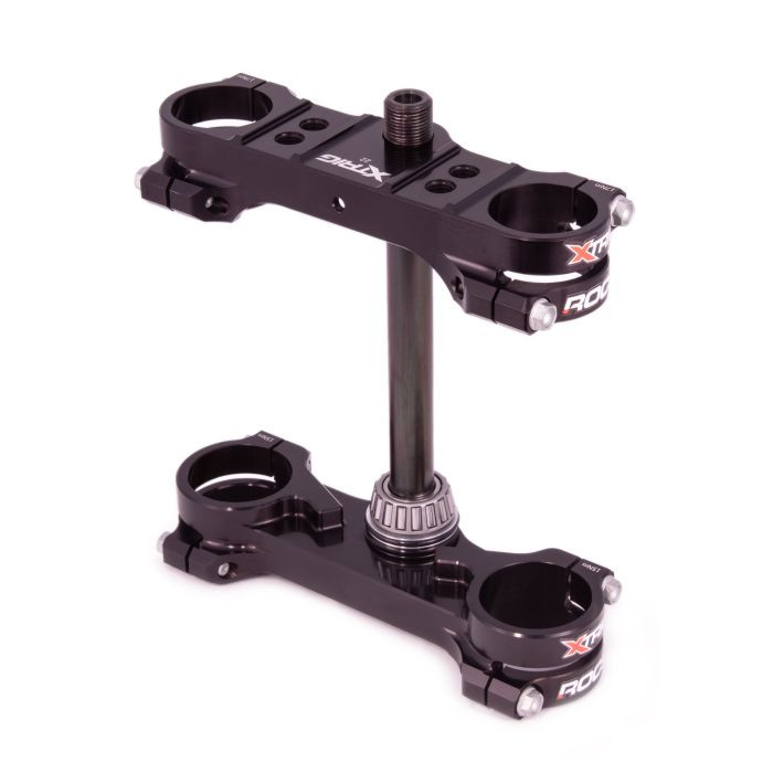 Triple clamp X-TRIG ROCS TECH 40704004 Crni