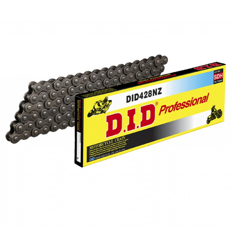 Super Non-O-Ring chain D.I.D Chain 428NZ SDH 122 L Steel