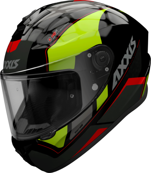 FULL FACE helmet AXXIS DRAKEN S wind gloss fluor yellow S