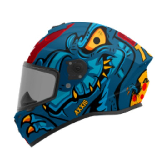 FULL FACE helmet AXXIS DRAKEN S dinotoon  matt XS