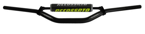 Handlebar ACCOSSATO aluminium, 28.5 mm Crni