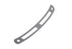 Narrow band with holes for rivets MIVV STRONGER 50.73.403.1 Stainless Steel