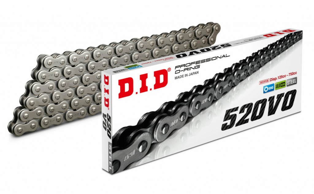 VO series O-Ring chain D.I.D Chain 520V0 110 L Black/Black