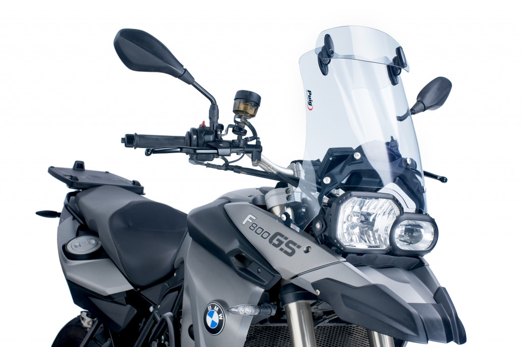 Windscreen PUIG TOURING WITH VISOR 5914W transparent
