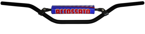 Handlebar ACCOSSATO aluminium, 22 mm Crni