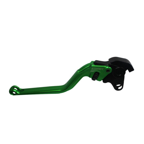 Clutch Lever ACCOSSATO ESH033 fixed CNC-worked aluminium, green