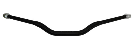 Handlebar ACCOSSATO HB183 Aluminium Made With Variable Diameter - 28.5 mm Crni