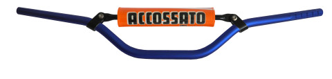 Handlebar ACCOSSATO aluminium, 22 mm plavi