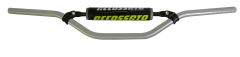 Handlebar ACCOSSATO aluminium, 22 mm silver