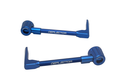 Lever guard ACCOSSATO DE003 with blue hose and joint right + left , aluminium