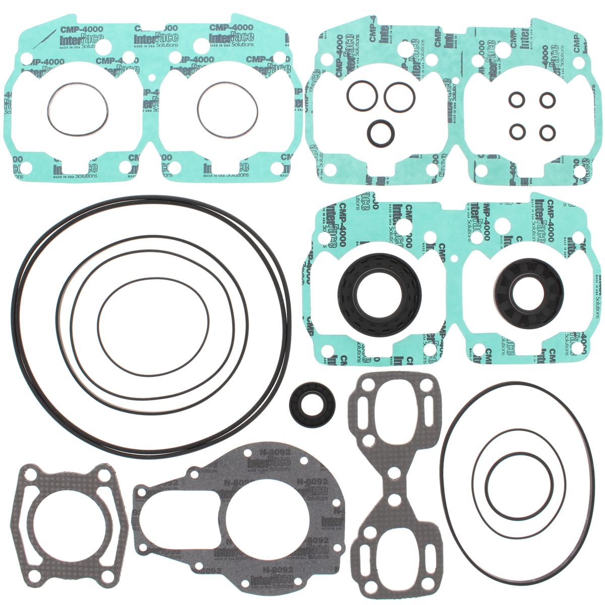 Complete gasket set with oil seal WINDEROSA 611209