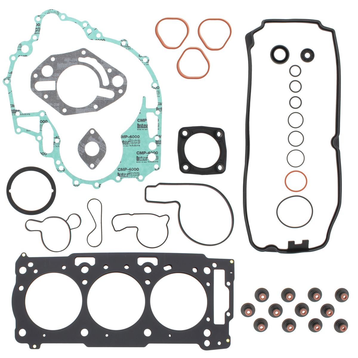 Complete gasket set with oil seal WINDEROSA 611214