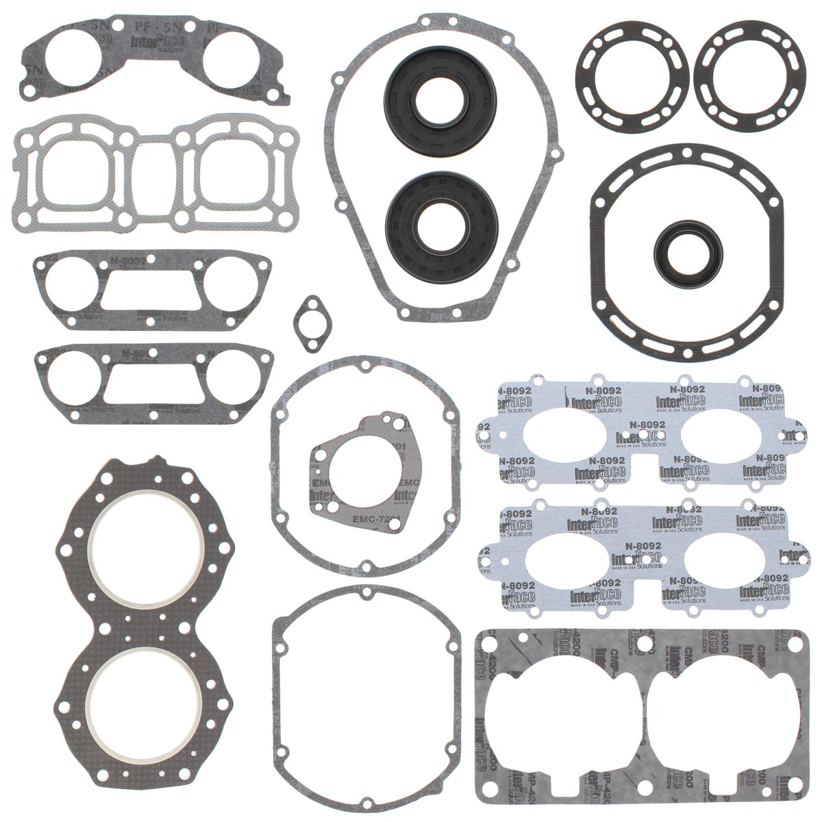 Complete gasket set with oil seal WINDEROSA 611602