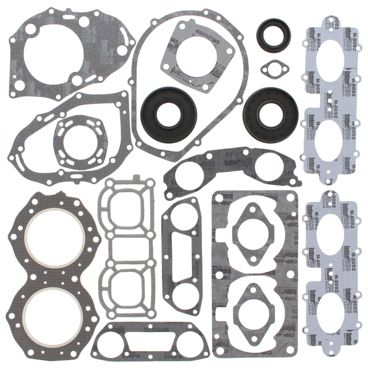 Complete gasket set with oil seal WINDEROSA 611605
