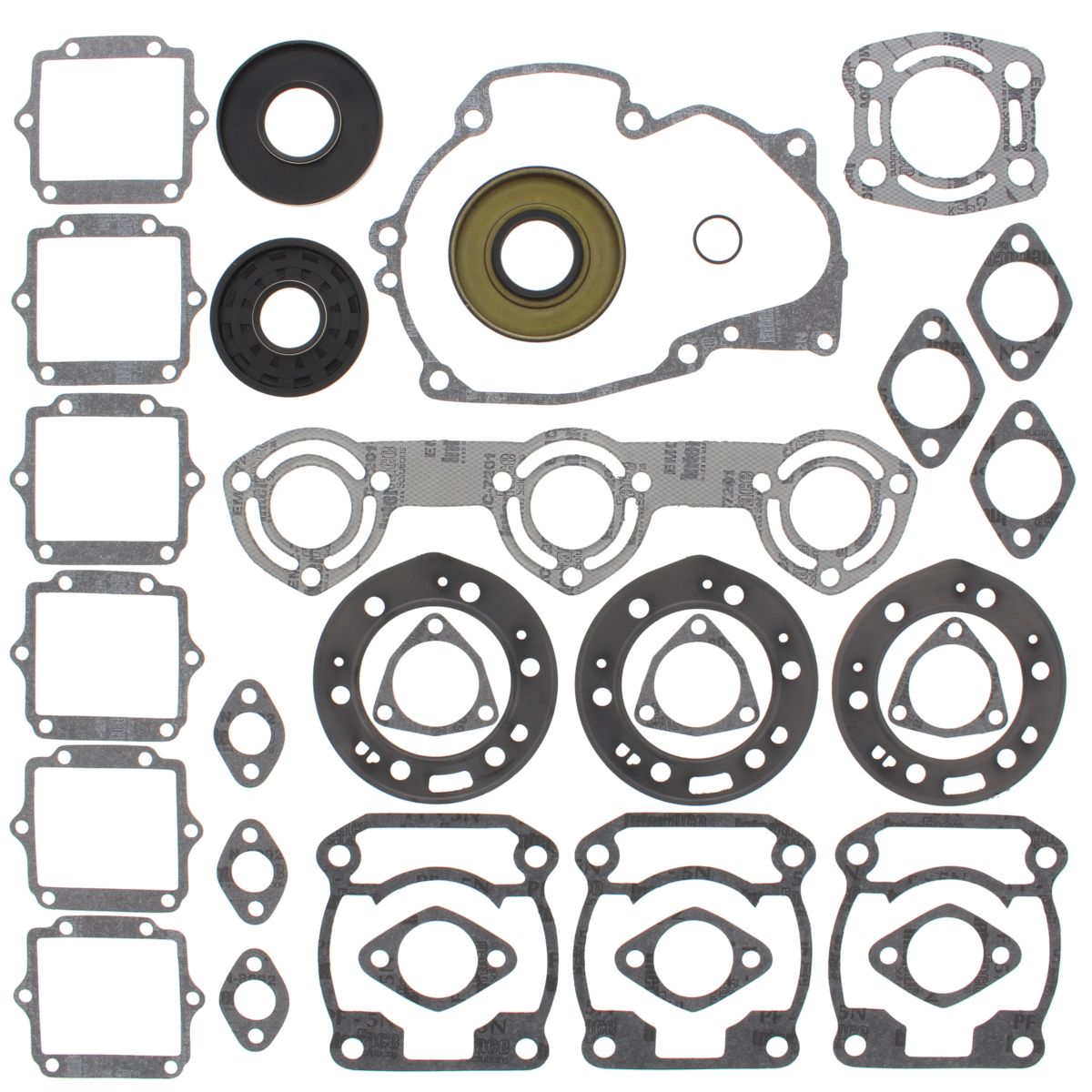 Complete gasket set with oil seal WINDEROSA 611802