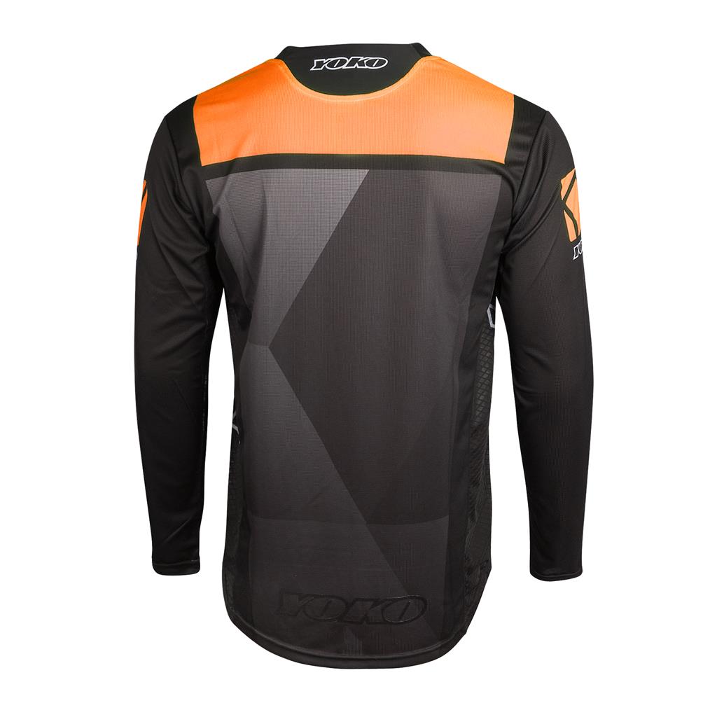MX jersey kids YOKO KISA black / orange M