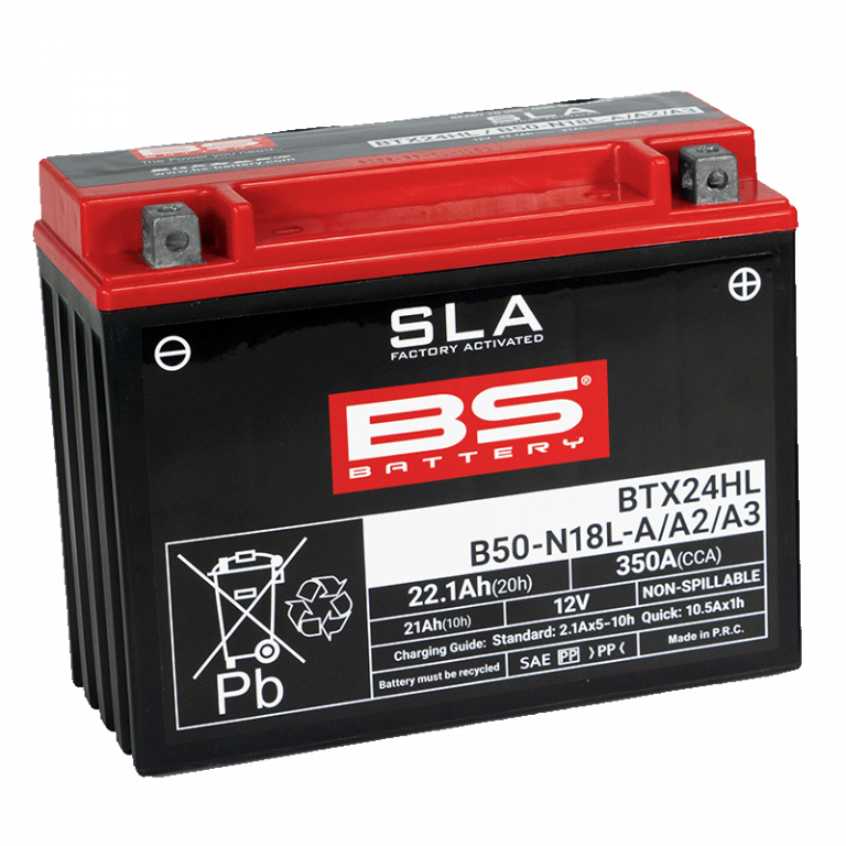 Tvorničko aktiviran akumulator BS-BATTERY BTX24HL (FA) (YTX24HL (FA)) SLA