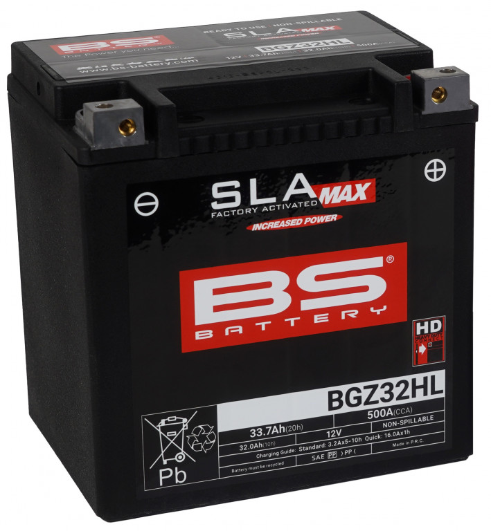 Tvorničko aktiviran akumulator BS-BATTERY BGZ32HL SLA MAX