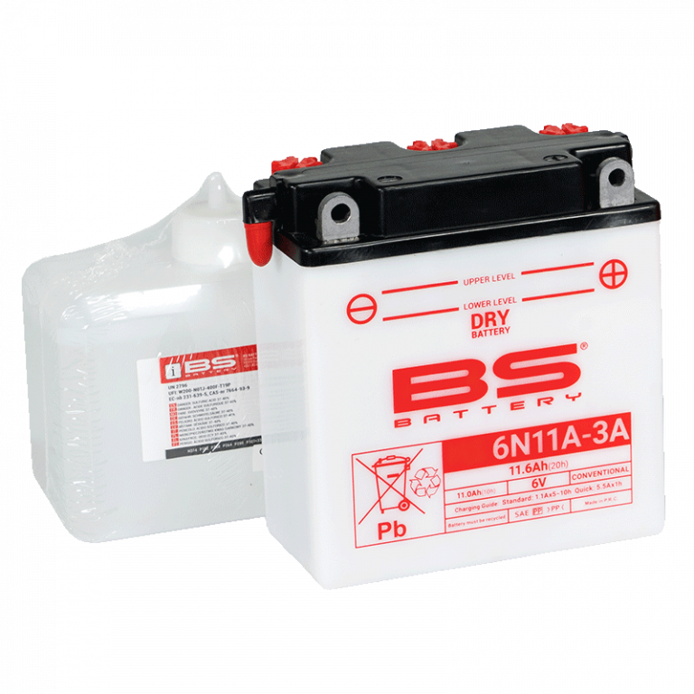 Konvencionalni akumulatori (incl.acid pack) BS-BATTERY 6N11A-3A Acid pack included