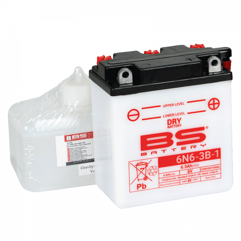 Konvencionalni akumulatori (incl.acid pack) BS-BATTERY 6N6-3B-1 Acid pack included