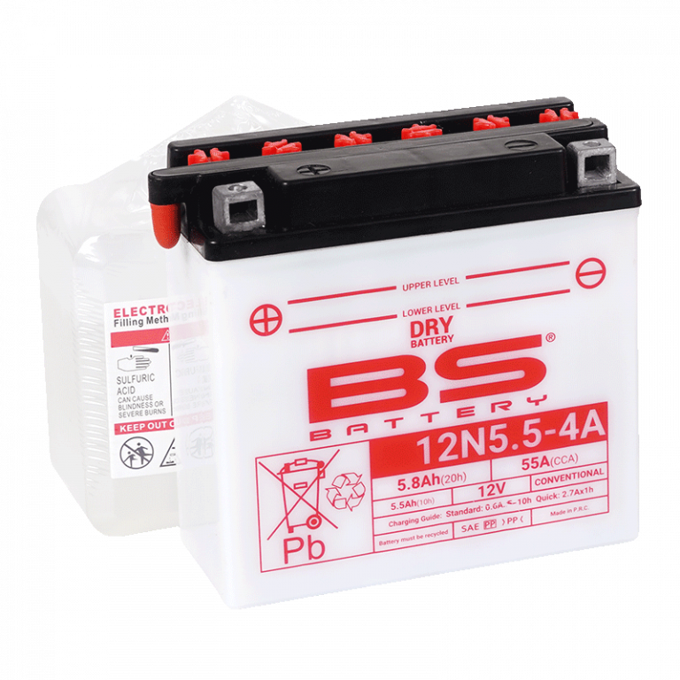 Konvencionalni akumulatori (incl.acid pack) BS-BATTERY 12N5.5A-3B Acid pack included