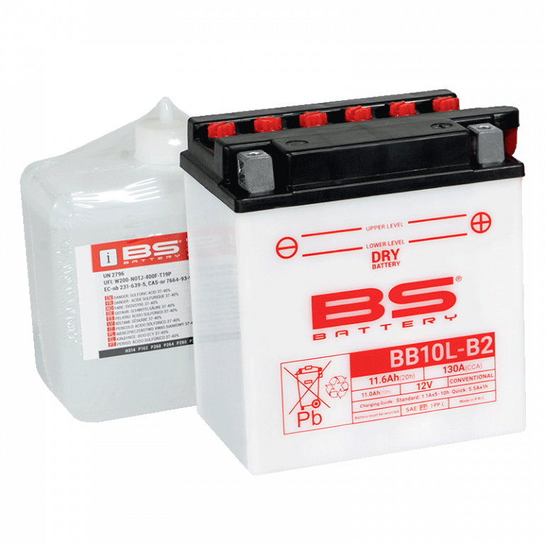 Konvencionalni akumulatori (incl.acid pack) BS-BATTERY BB10L-B2 (YB10L-B2) Acid pack included