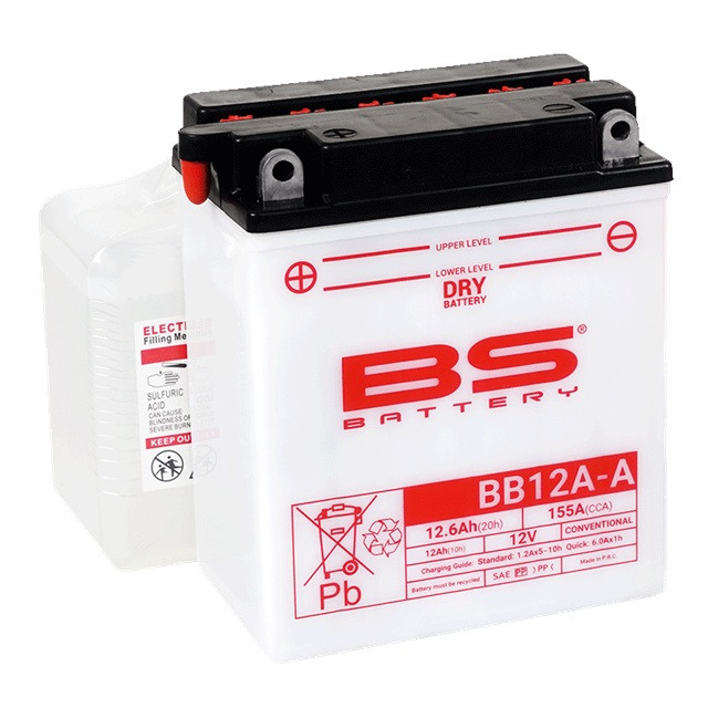 Konvencionalni akumulatori (incl.acid pack) BS-BATTERY BB12A-A (YB12A-A) Acid pack included