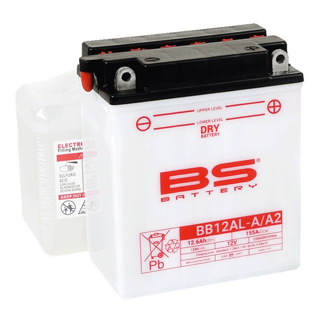 Konvencionalni akumulatori (incl.acid pack) BS-BATTERY BB12AL-A2 (YB12AL-A2) Acid pack included