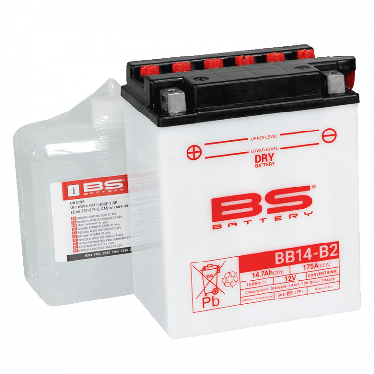Konvencionalni akumulatori (incl.acid pack) BS-BATTERY BB14-B2 (YB14-B2) Acid pack included