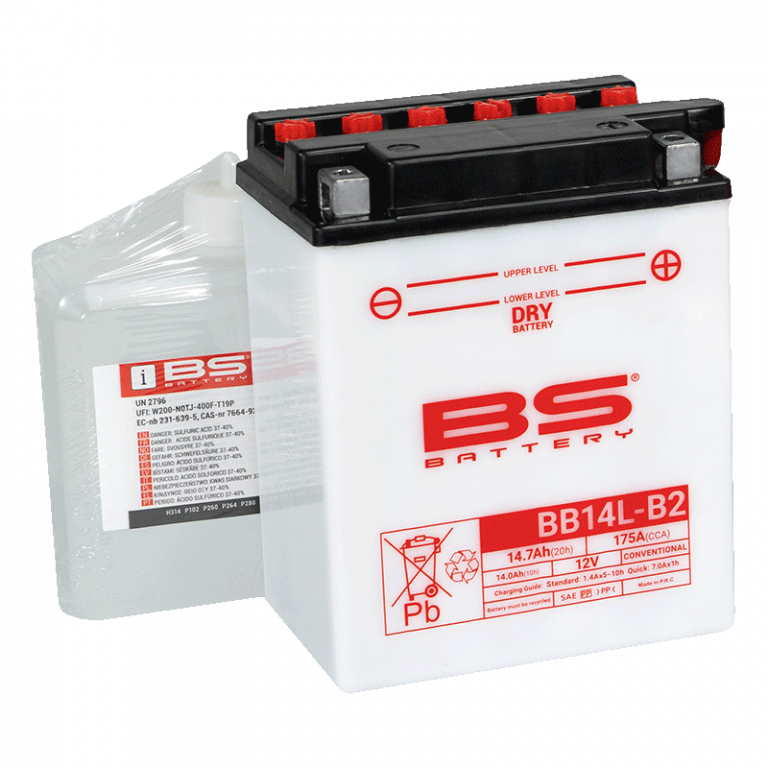 Konvencionalni akumulatori (incl.acid pack) BS-BATTERY BB14L-B2 (YB14L-B2) Acid pack included