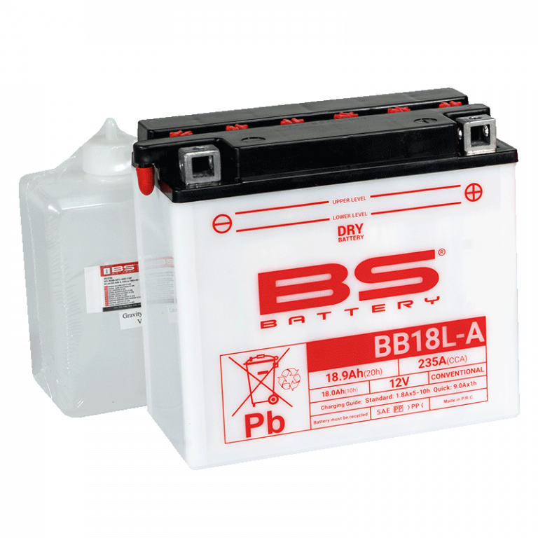 Konvencionalni akumulatori (incl.acid pack) BS-BATTERY BB18L-A Acid pack included